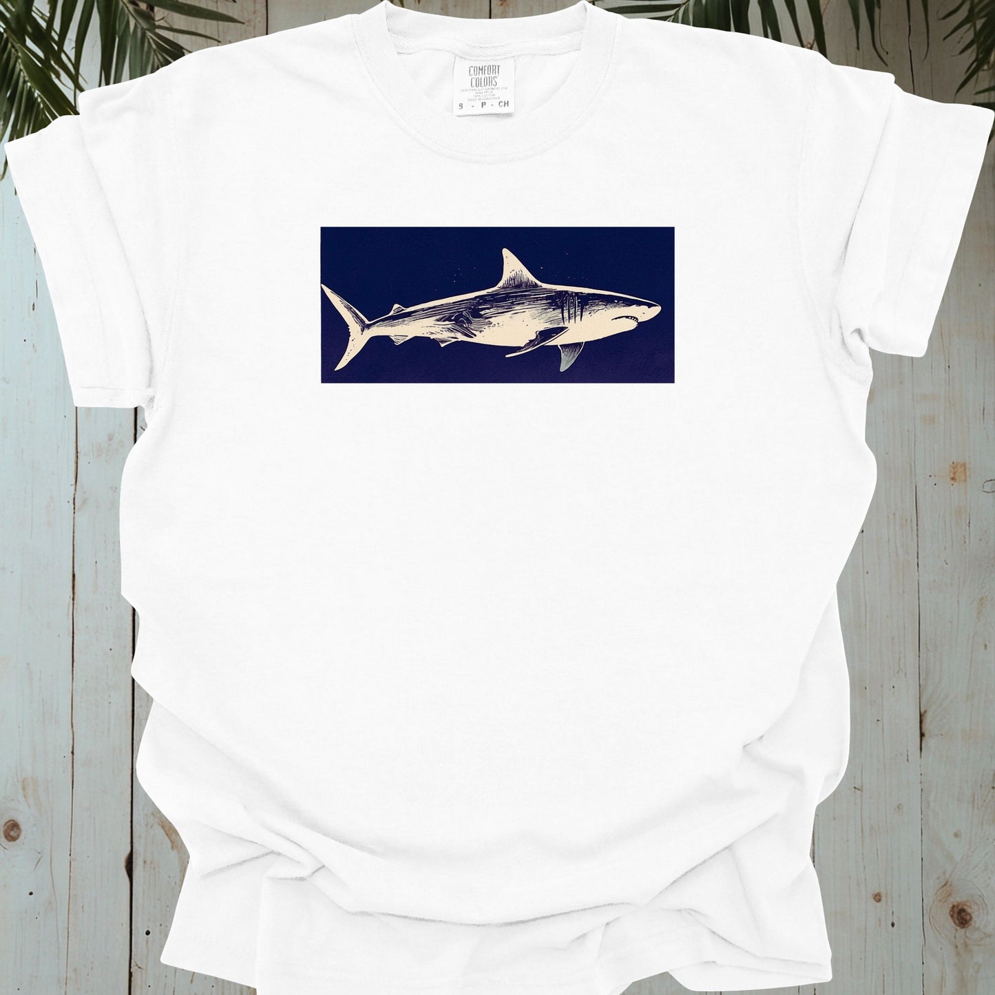 SHARK WOODBLOCK RETRO CLASSIC TEE