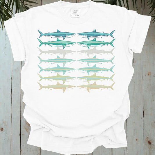 SHARKS GARMENT-DYED TEE