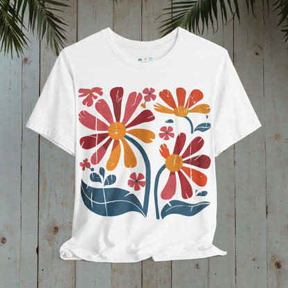 FLOWERS WOODBLOCK CLASSIC TEE