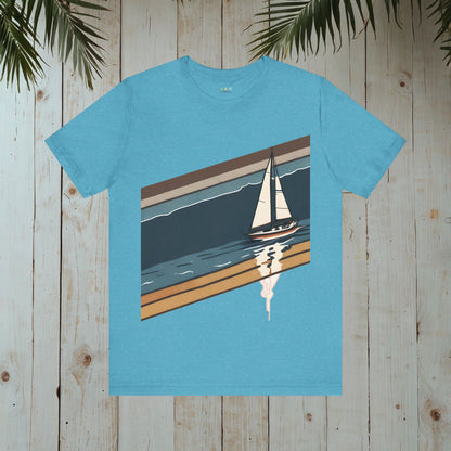 SAILBOAT RETRO NAUTICAL COLLECTION CLASSIC TEE