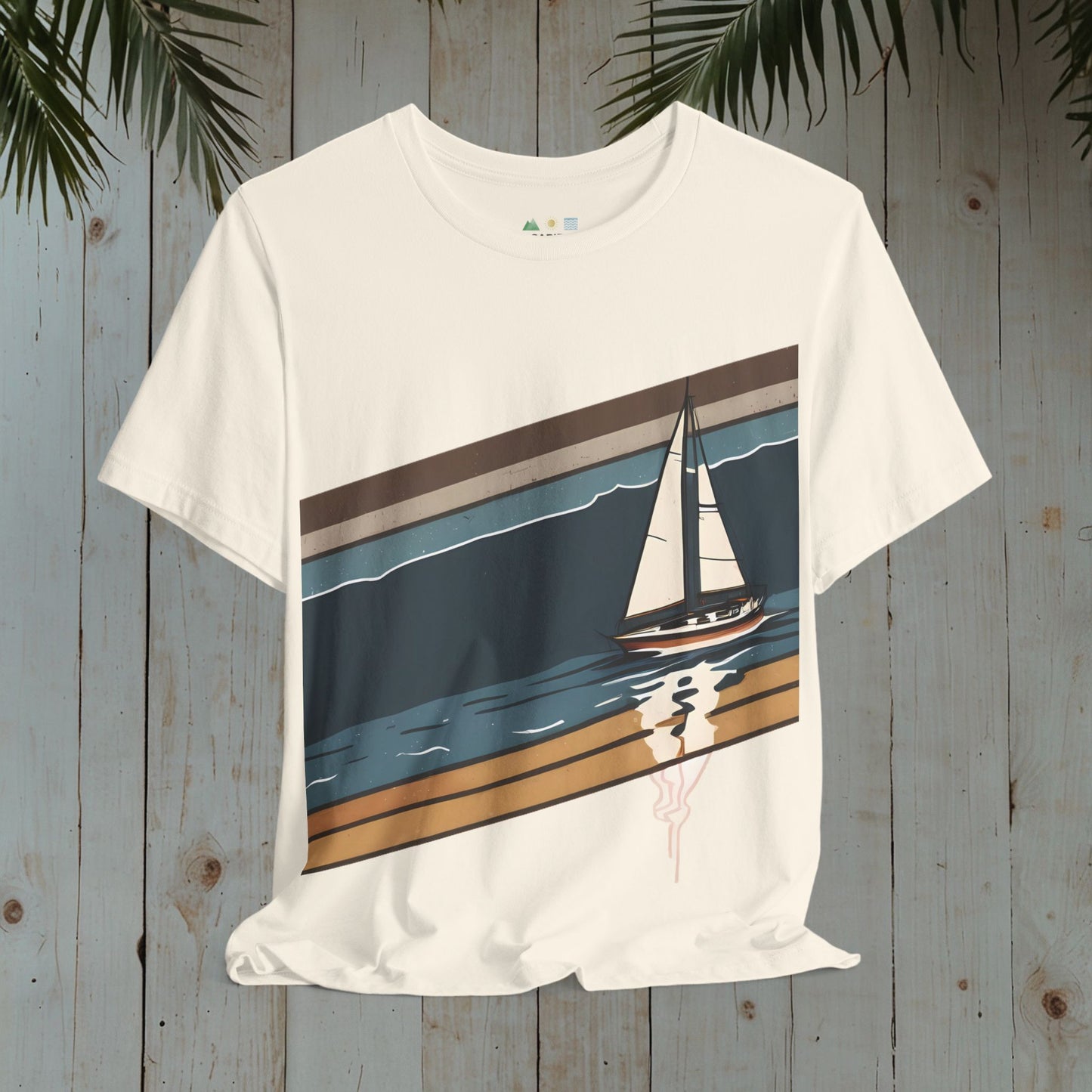 SAILBOAT RETRO NAUTICAL COLLECTION CLASSIC TEE