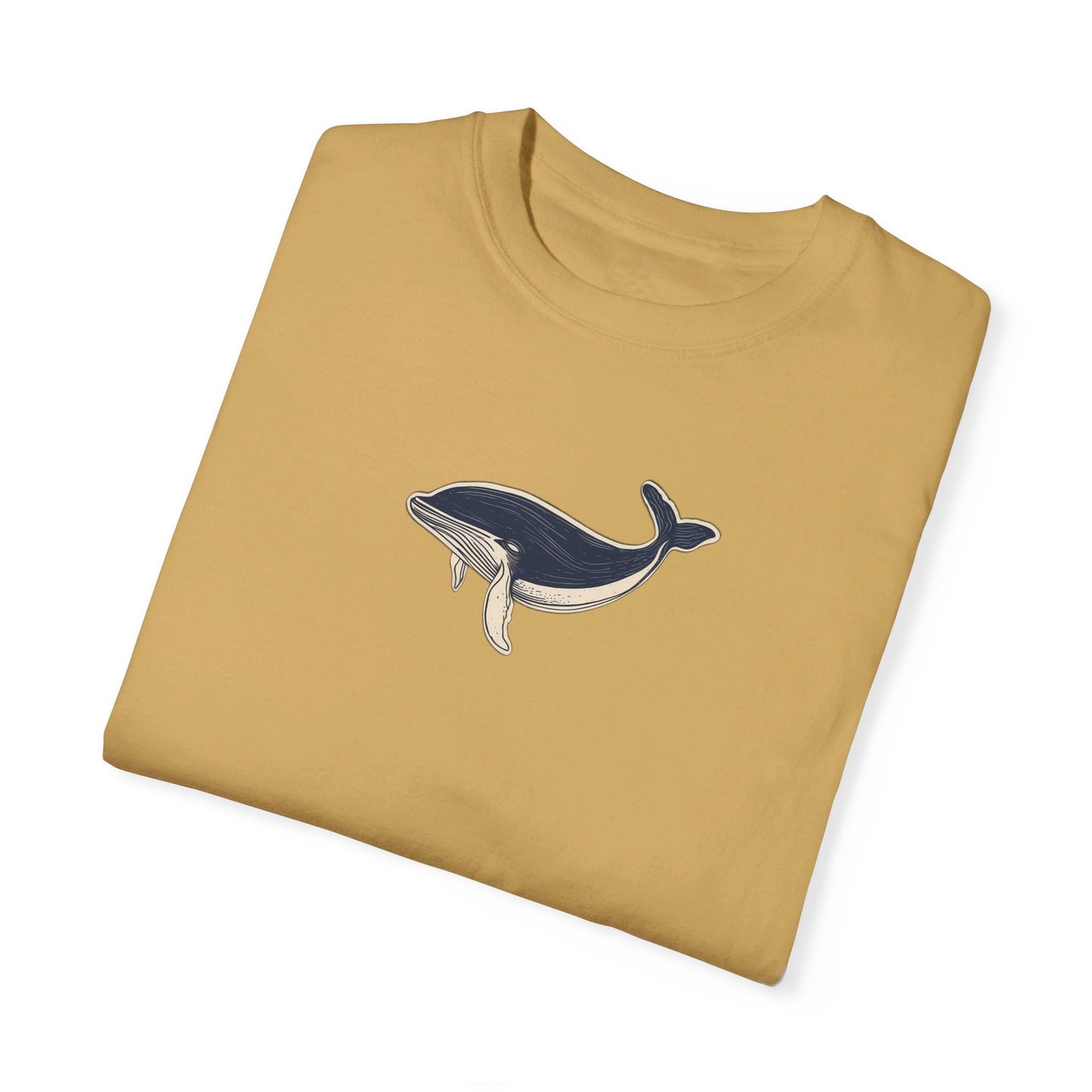 WHALE RETRO OCEAN GARMENT-DYED TEE