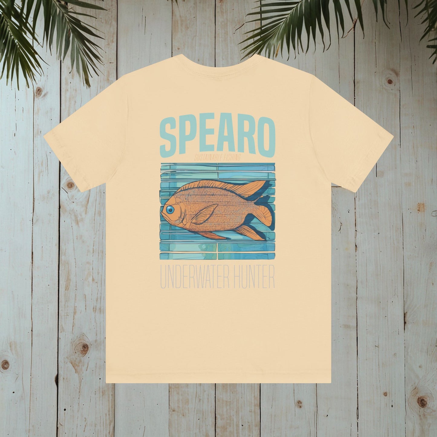 SPEARO UW HUNTER FISH WOODBLOCK CLASSIC TEE