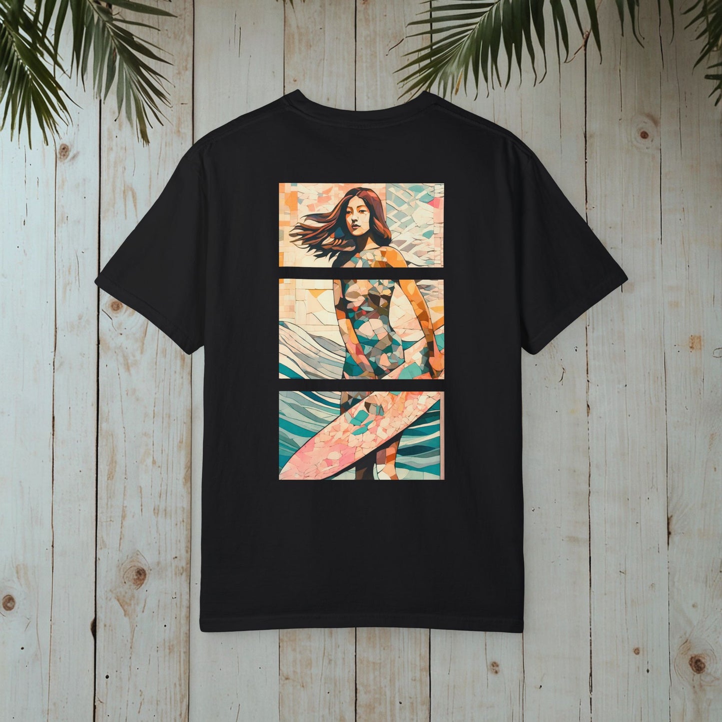 OCEAN LIVING MOSAIC SURFER GARMENT-DYED TEE