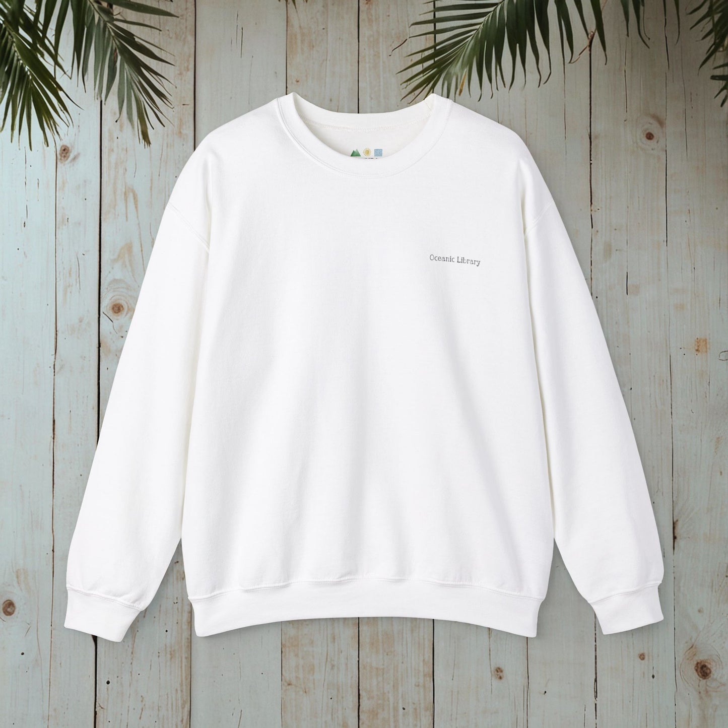 THE MANGROVES OCEANIC LIBRARY Heavy Blend™ Crewneck Sweatshirt