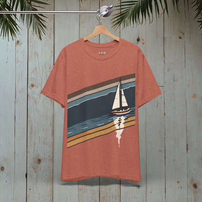 SAILBOAT RETRO NAUTICAL COLLECTION CLASSIC TEE