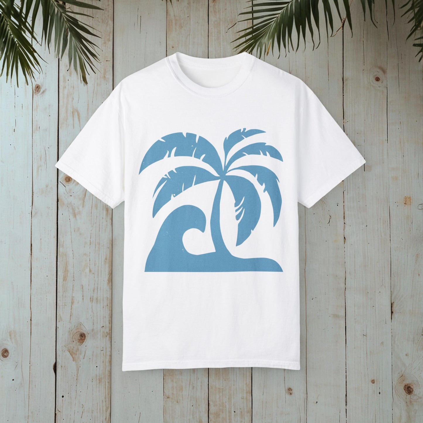 OCEAN PALM 2 GARMENT-DYED TEE