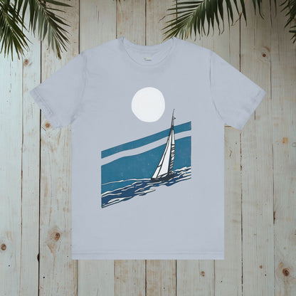 SAILBOAT RETRO NOSTALGIA NAUTICAL COLLECTION CLASSIC TEE