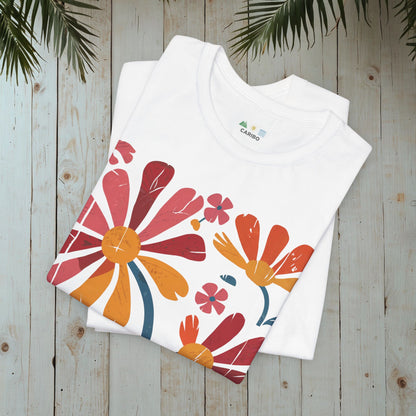 FLOWERS WOODBLOCK CLASSIC TEE