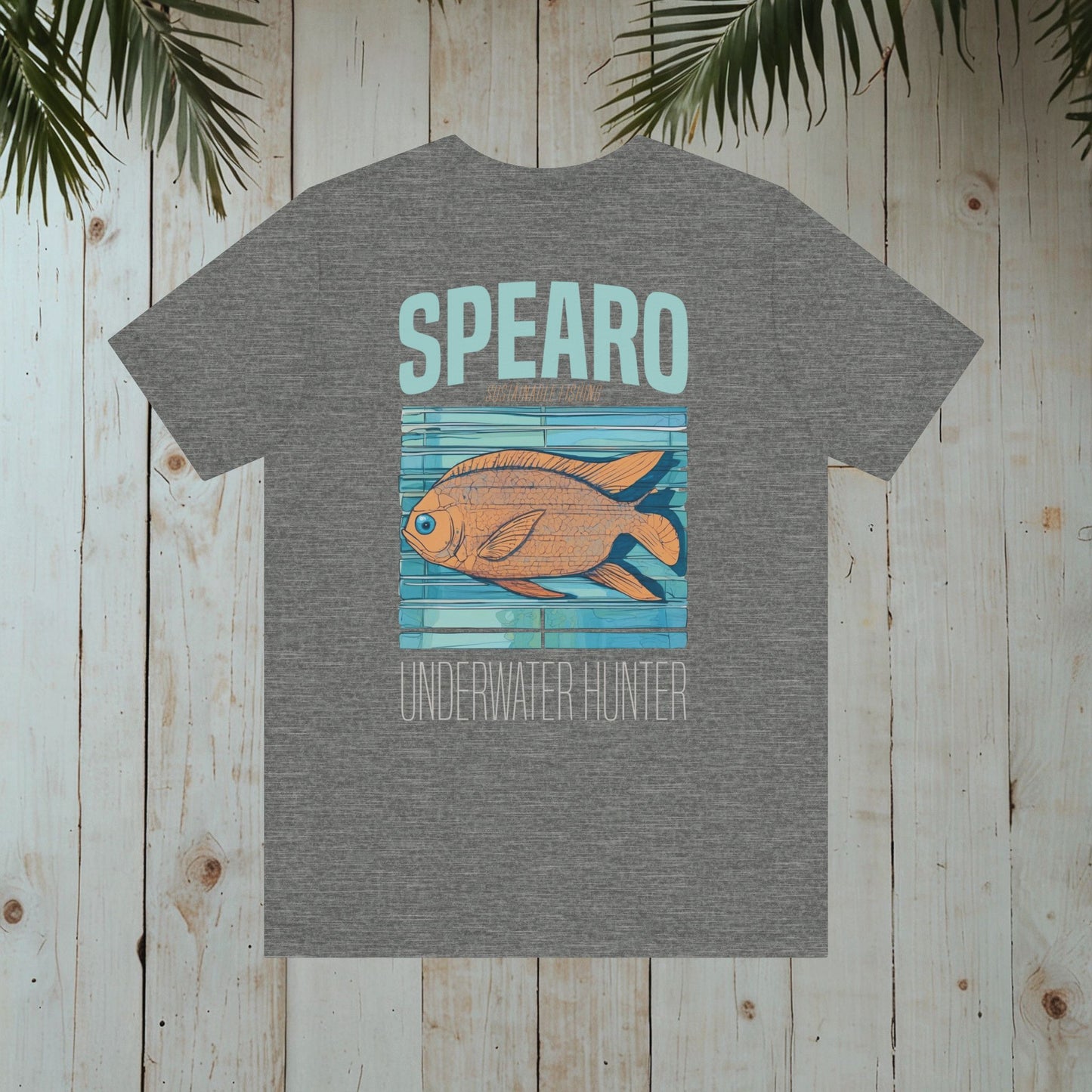 SPEARO UW HUNTER FISH WOODBLOCK CLASSIC TEE