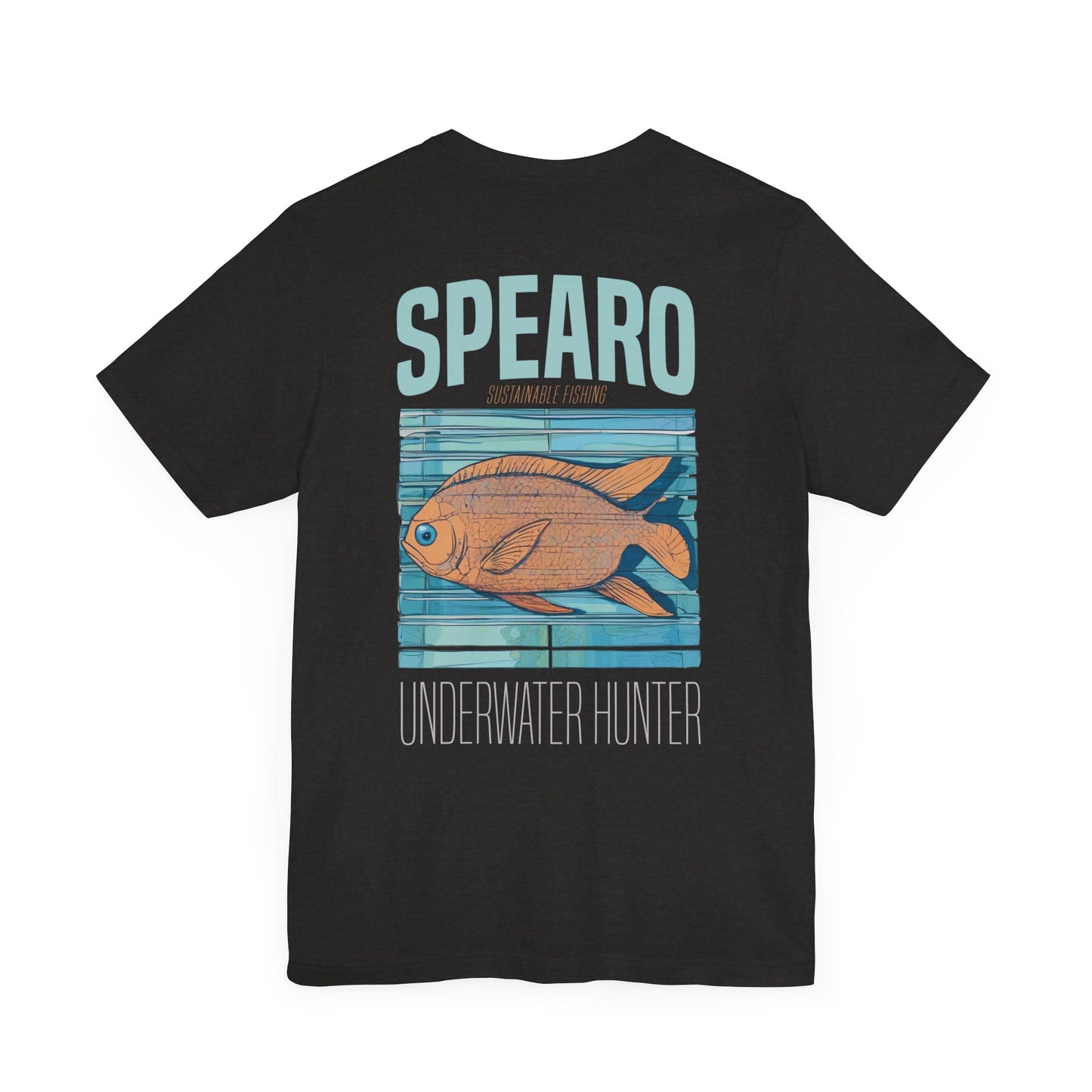 SPEARO UW HUNTER FISH WOODBLOCK CLASSIC TEE