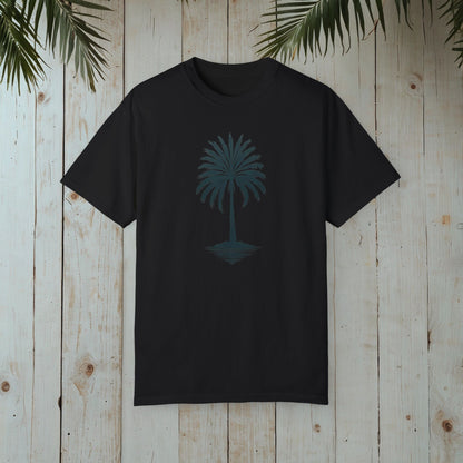 RETRO PALMTREE GARMENT-DYED TEE