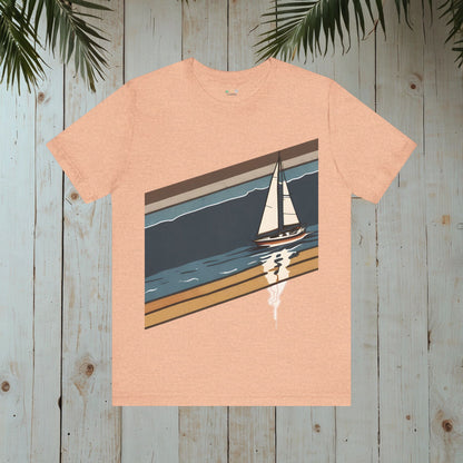 SAILBOAT RETRO NAUTICAL COLLECTION CLASSIC TEE