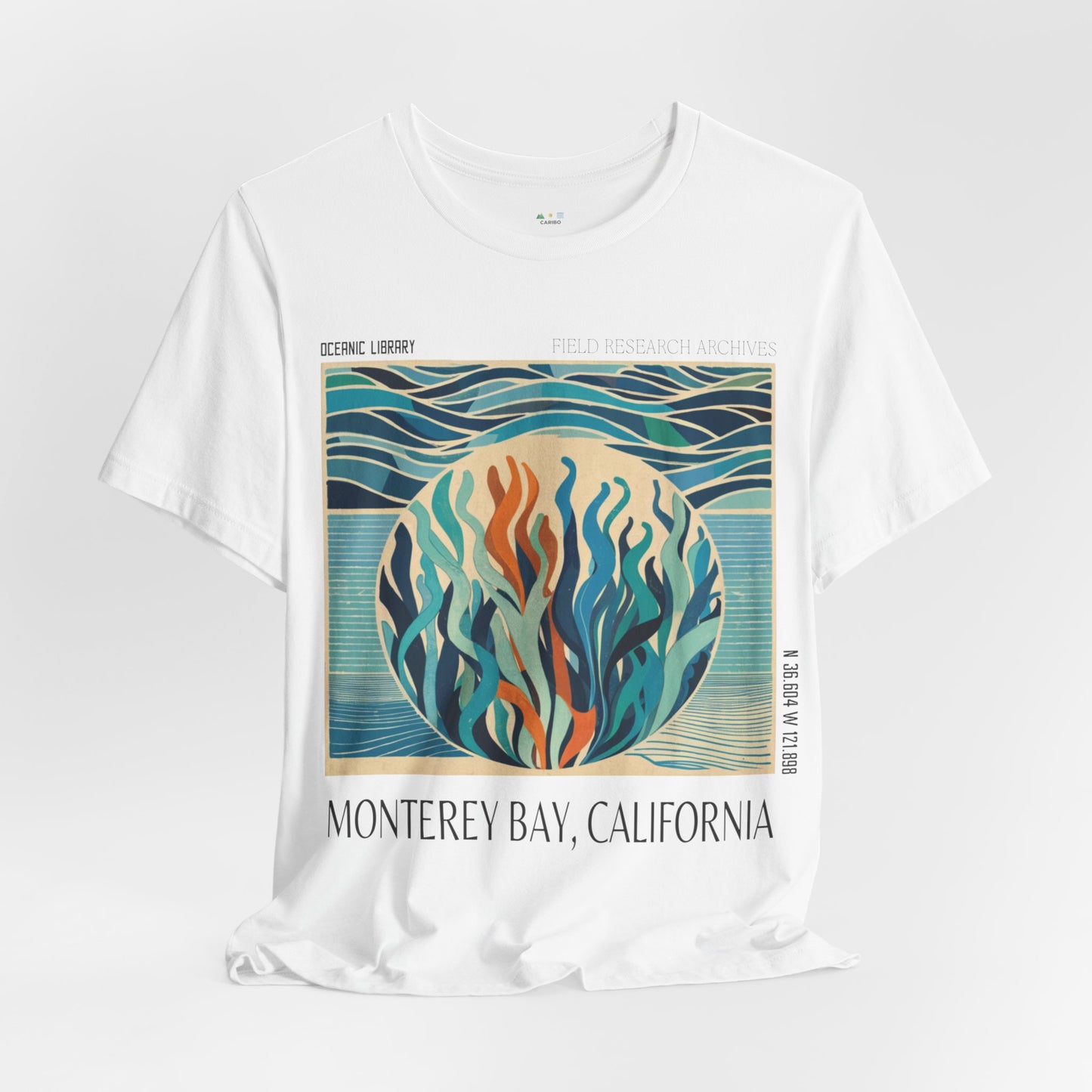 Oceanic Library Kelp Monterey Bay RETRO OCEAN CLASSIC TEE