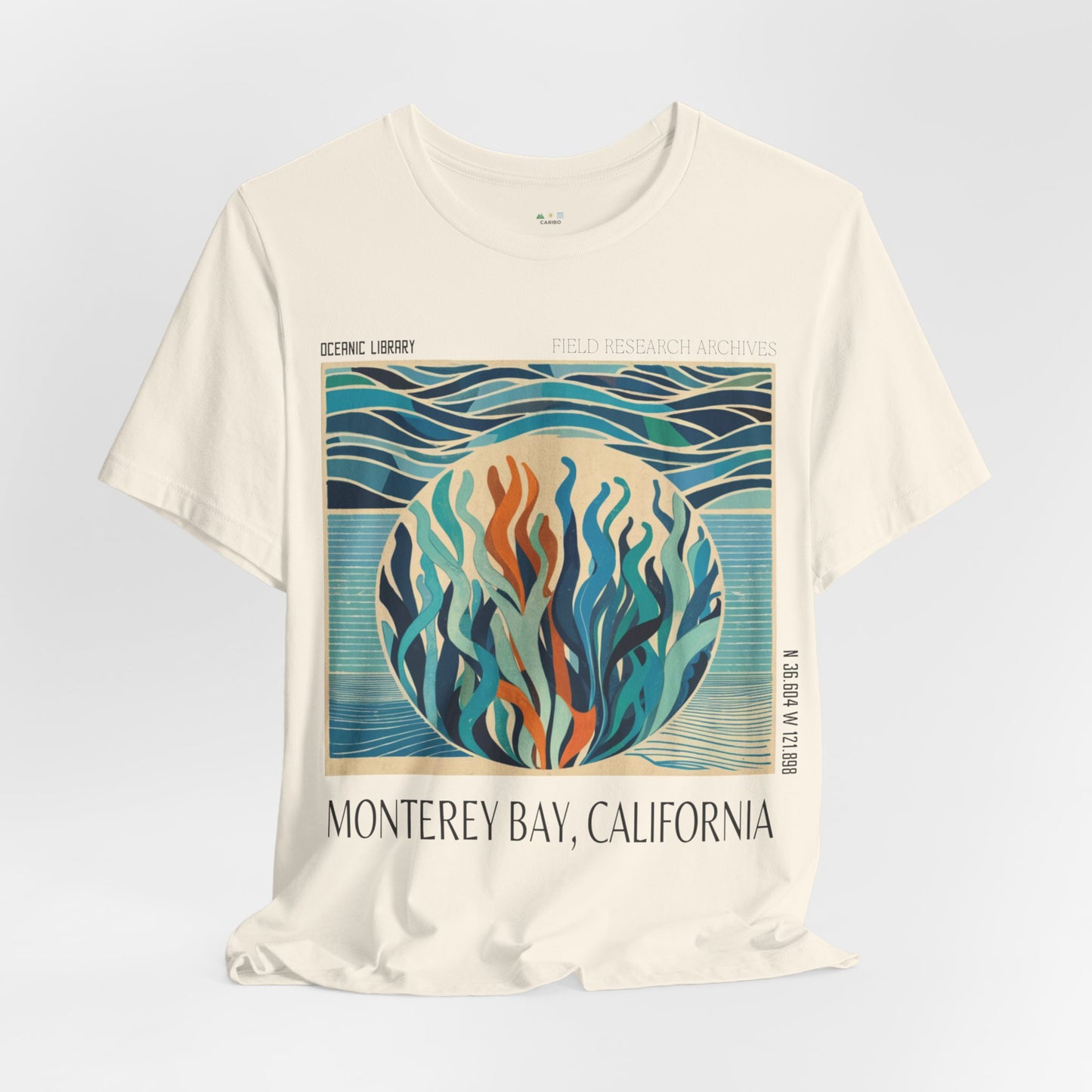 Oceanic Library Kelp Monterey Bay RETRO OCEAN CLASSIC TEE