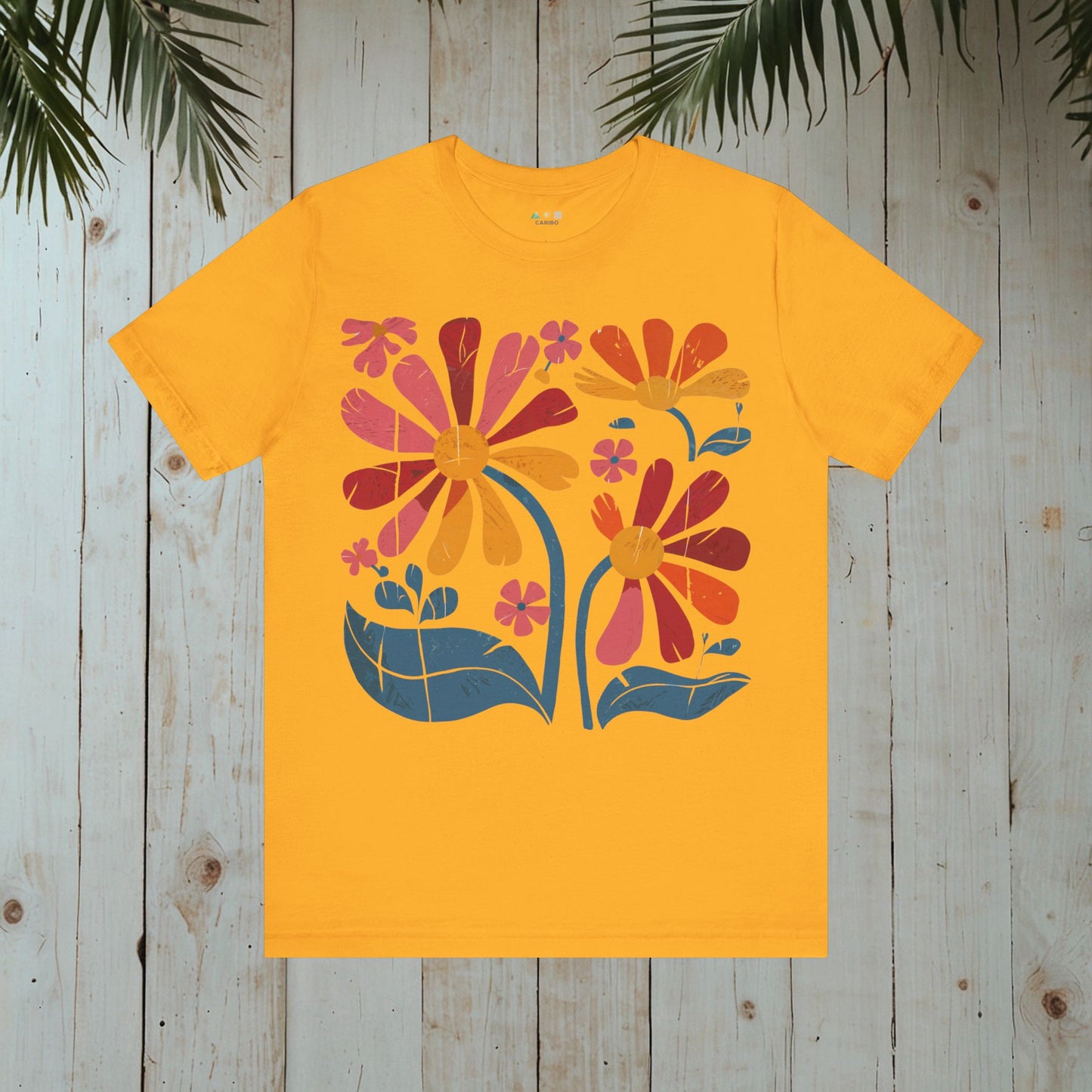 FLOWERS WOODBLOCK CLASSIC TEE