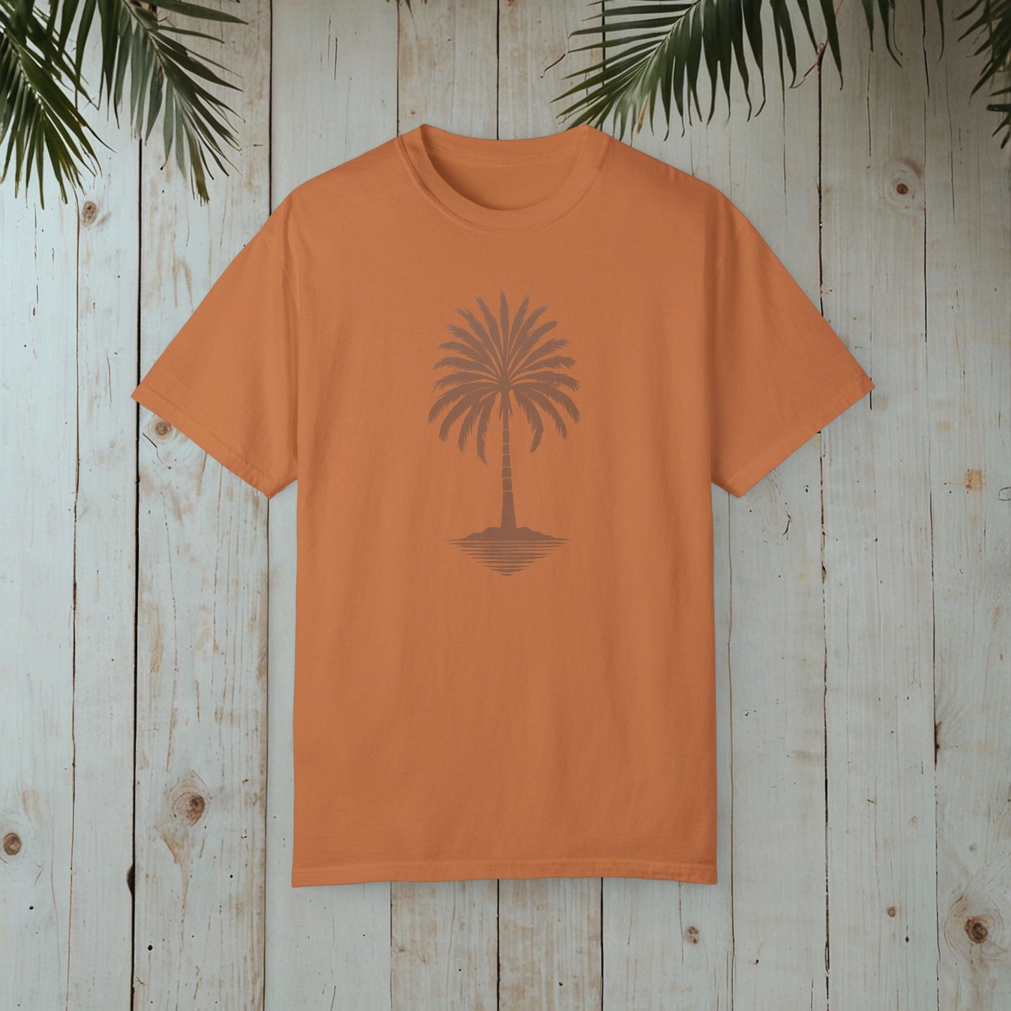 RETRO PALMTREE GARMENT-DYED TEE