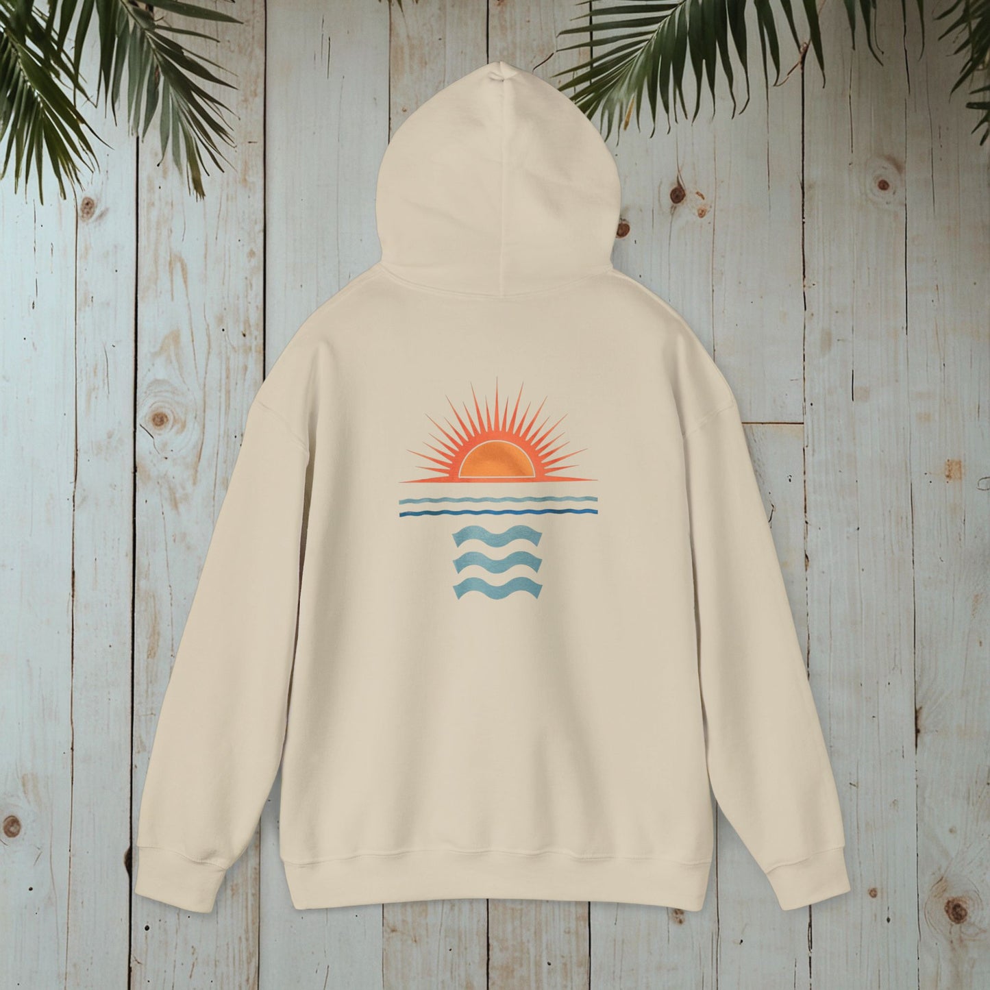 RETRO SUNSET Heavy Blend™ Hooded Sweatshirt