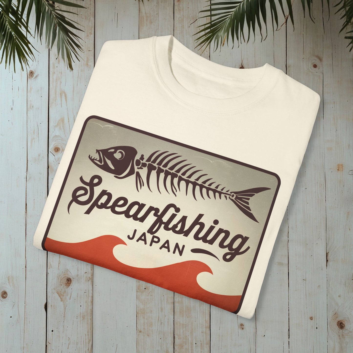 SPEARFISHING JAPAN RETRO GARMENT-DYED TEE