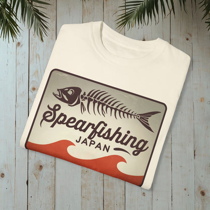 SPEARFISHING JAPAN RETRO GARMENT-DYED TEE