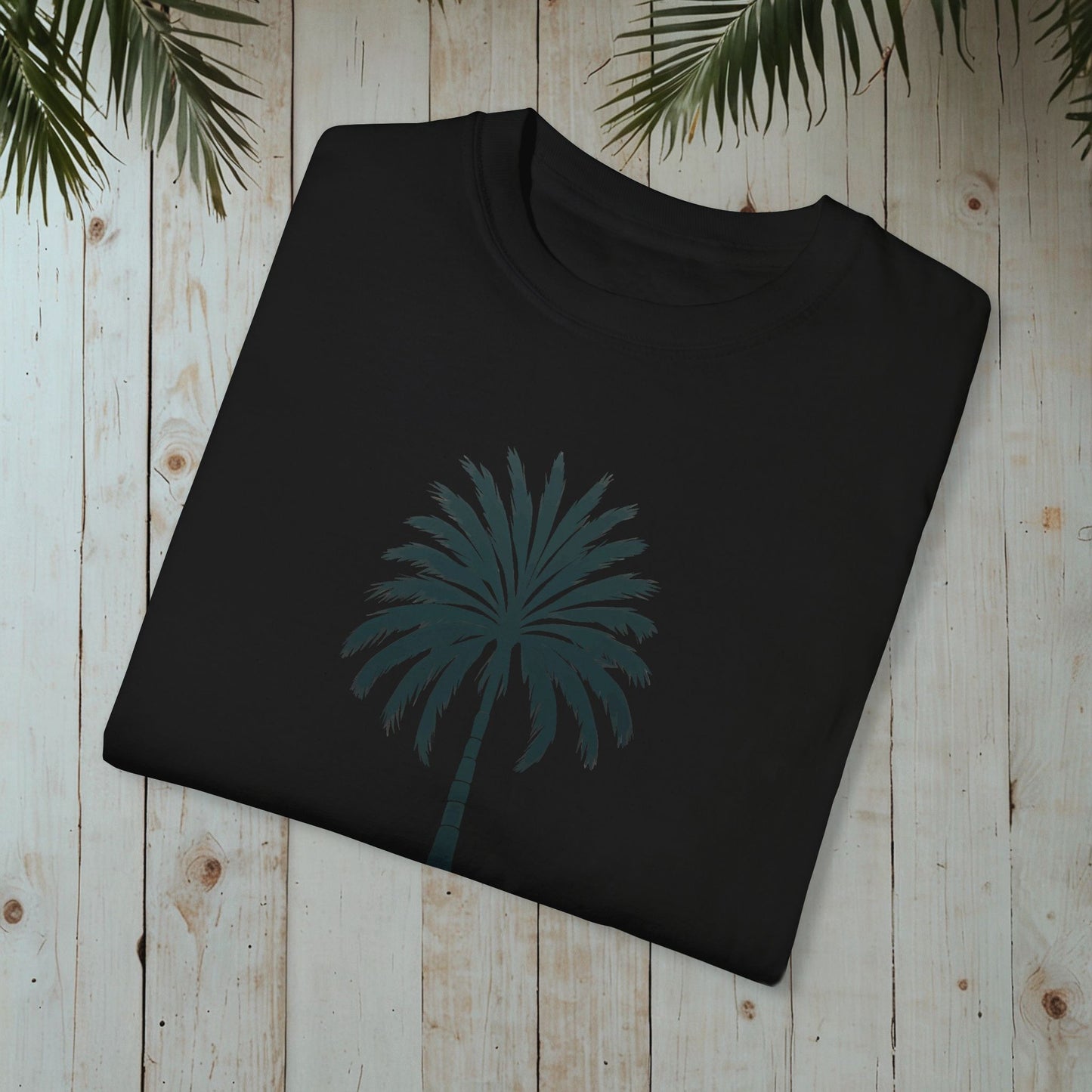 RETRO PALMTREE GARMENT-DYED TEE