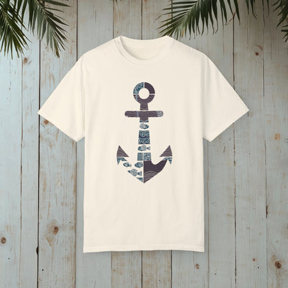 Anchored Retro Fish GARMENT-DYED TEE