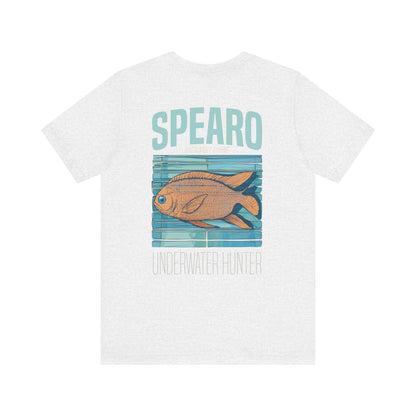 SPEARO UW HUNTER FISH WOODBLOCK CLASSIC TEE