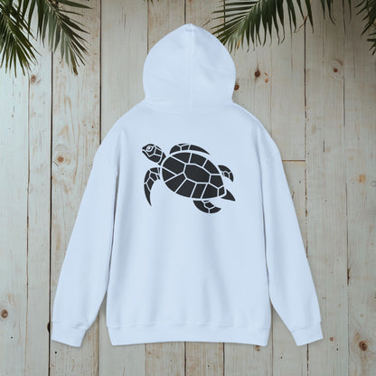 RETRO SEA TURTLE Heavy Blend™ Hooded Sweatshirt