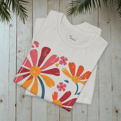 FLOWERS WOODBLOCK CLASSIC TEE