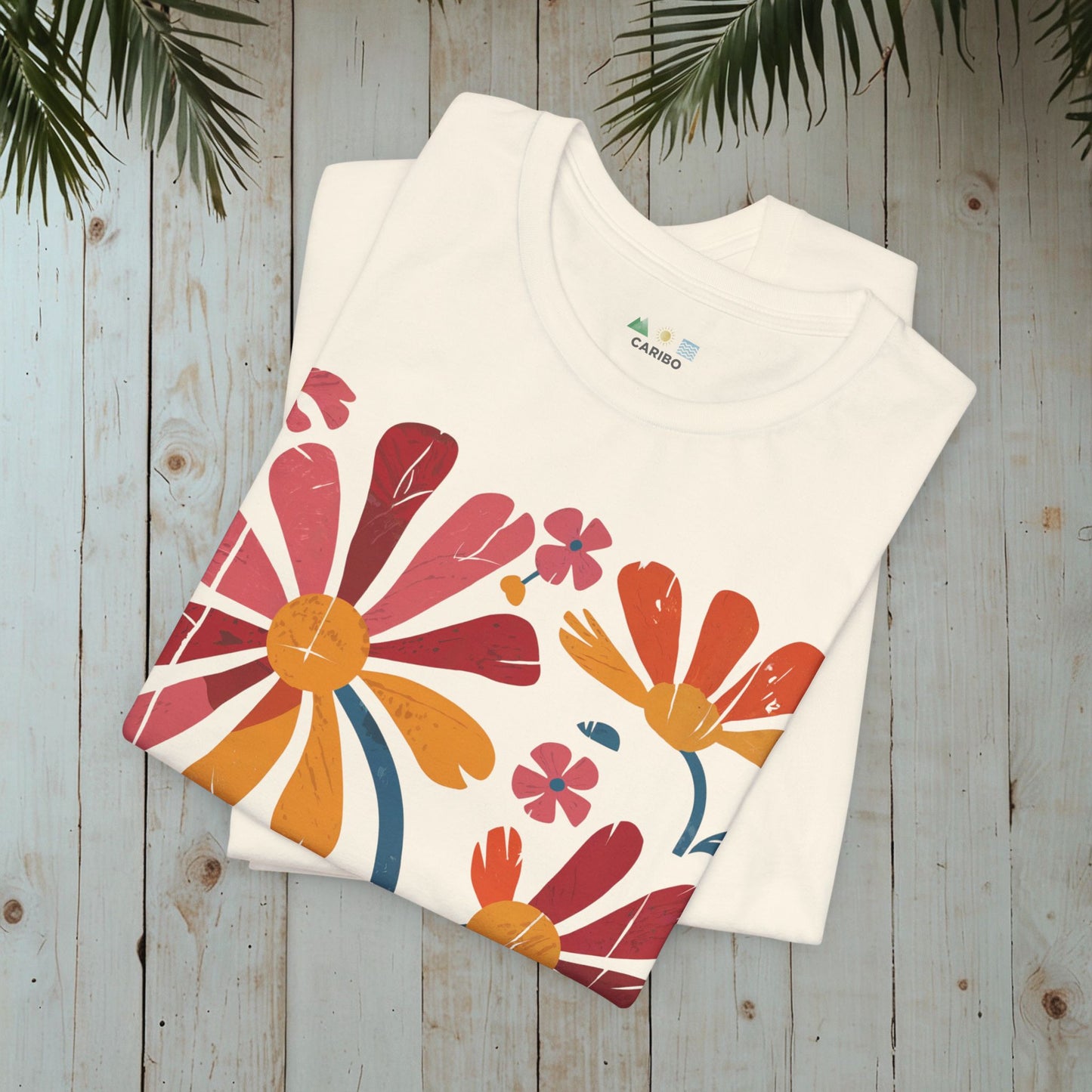 FLOWERS WOODBLOCK CLASSIC TEE