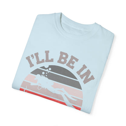 I’LL BE IN MY OFFICE RETRO DIVING GARMENT-DYED TEE