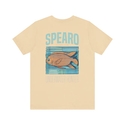 SPEARO UW HUNTER FISH WOODBLOCK CLASSIC TEE