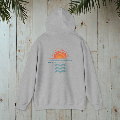 RETRO SUNSET Heavy Blend™ Hooded Sweatshirt