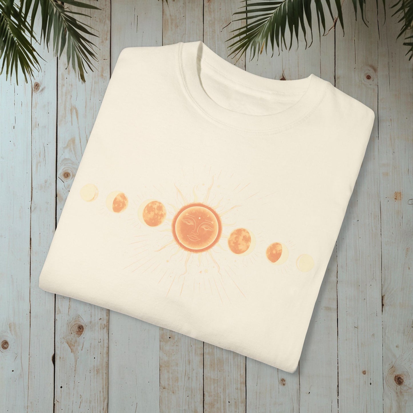 SUN & MOON CYCLE GARMENT-DYED TEE