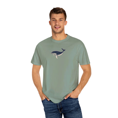 WHALE RETRO OCEAN GARMENT-DYED TEE