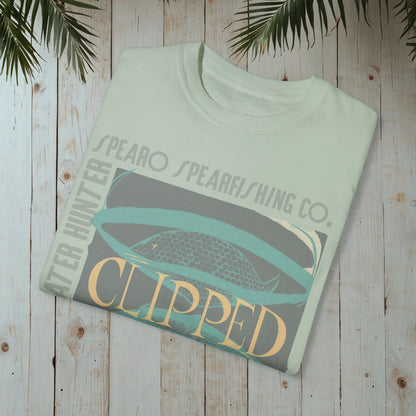 CLIPPED UNDERWATER GARMENT-DYED TEE