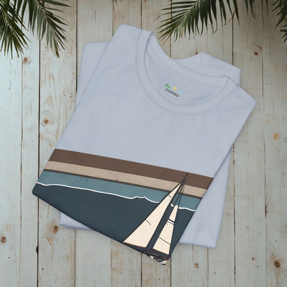 SAILBOAT RETRO NAUTICAL COLLECTION CLASSIC TEE