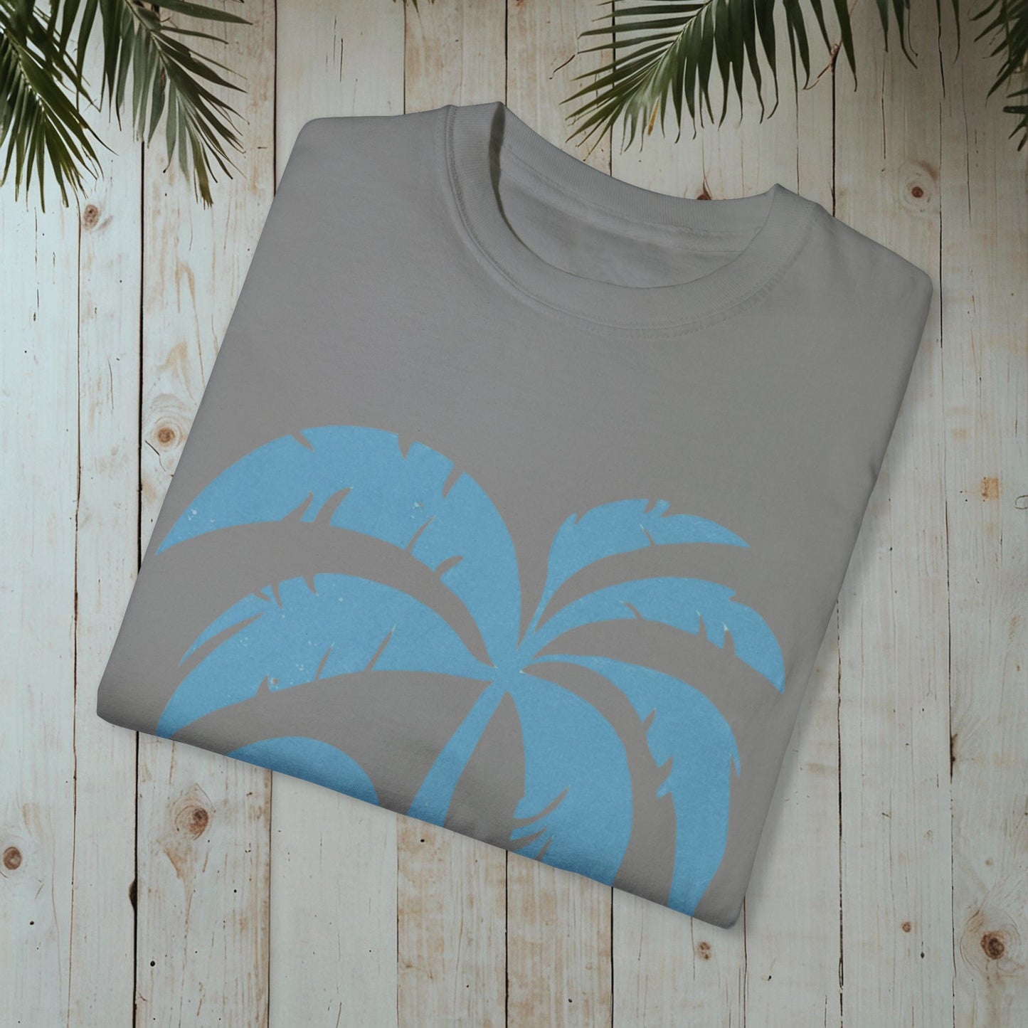 OCEAN PALM 2 GARMENT-DYED TEE