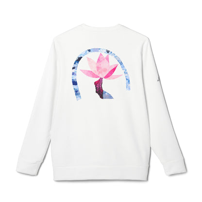 WATER LILY adidas® Unisex Fleece Crewneck Sweatshirt