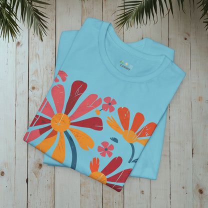 FLOWERS WOODBLOCK CLASSIC TEE