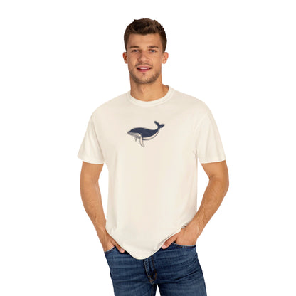 WHALE RETRO OCEAN GARMENT-DYED TEE