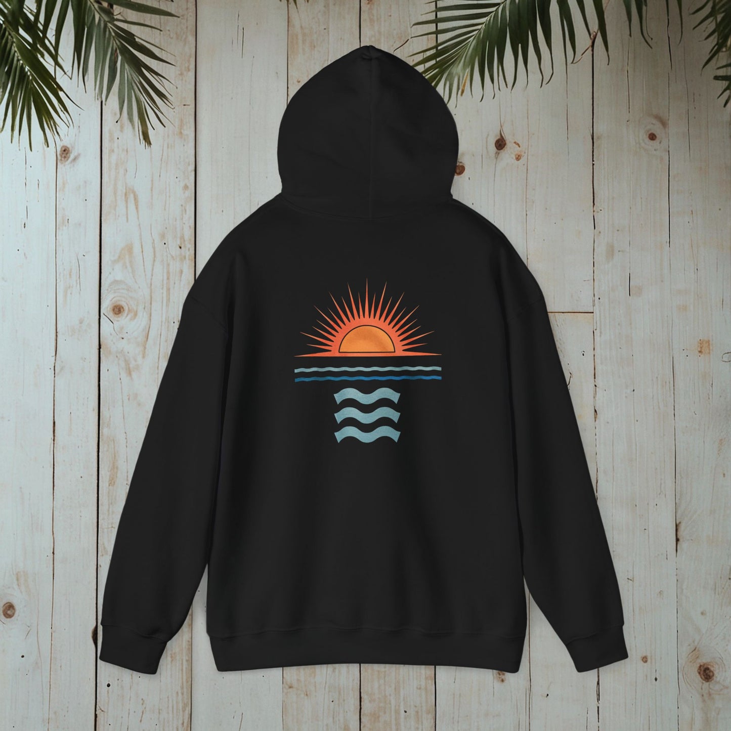 RETRO SUNSET Heavy Blend™ Hooded Sweatshirt