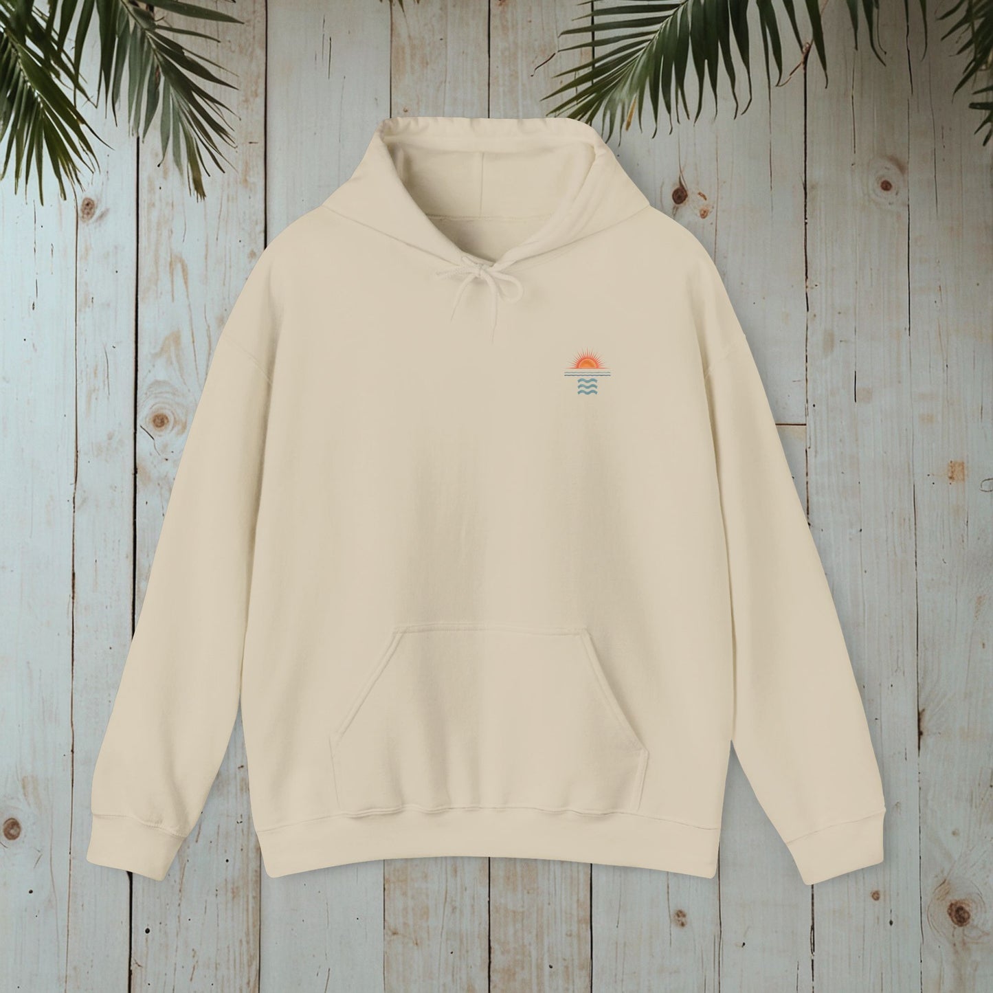 RETRO SUNSET Heavy Blend™ Hooded Sweatshirt