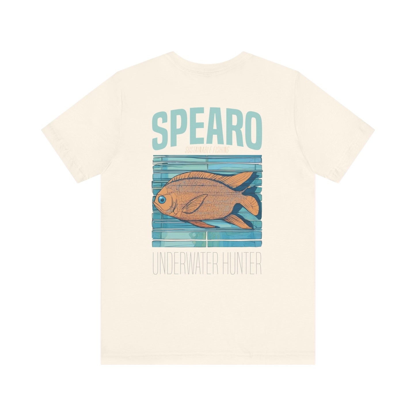 SPEARO UW HUNTER FISH WOODBLOCK CLASSIC TEE