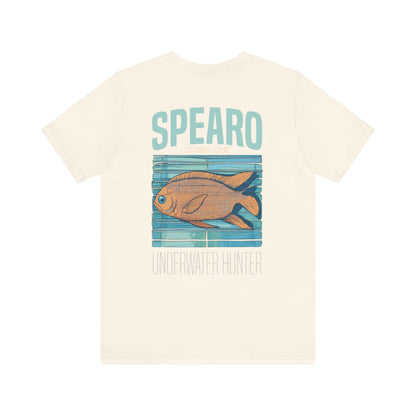 SPEARO UW HUNTER FISH WOODBLOCK CLASSIC TEE