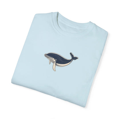 WHALE RETRO OCEAN GARMENT-DYED TEE