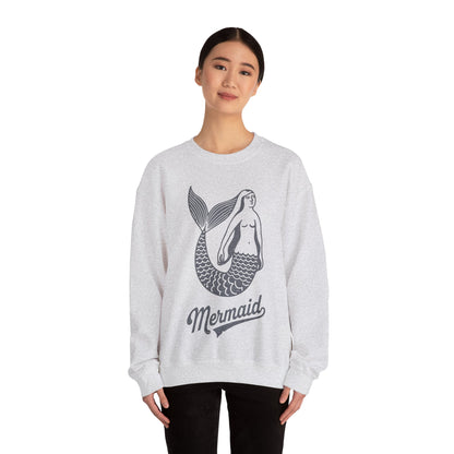 Mermaid Retro Heavy Blend™ Crewneck Sweatshirt