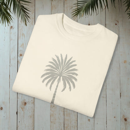 RETRO PALMTREE GARMENT-DYED TEE