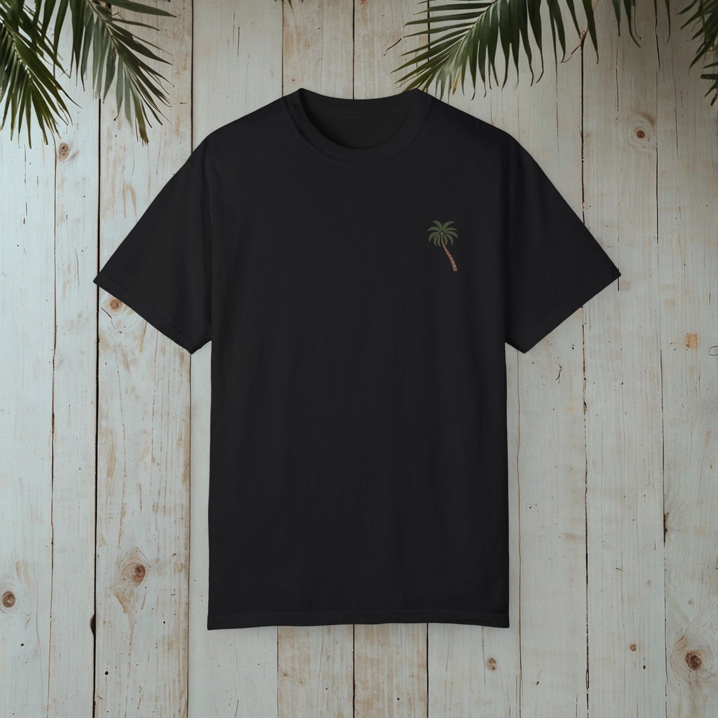 PALM TREE GARMENT-DYED TEE