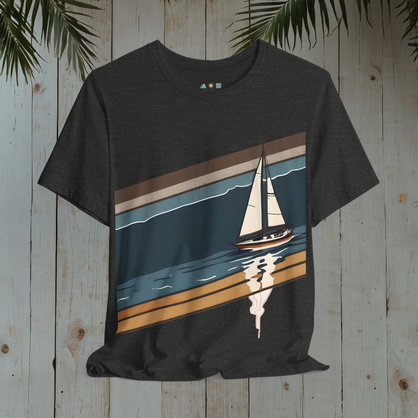 SAILBOAT RETRO NAUTICAL COLLECTION CLASSIC TEE